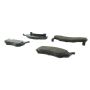 CENTRIC PARTS 102.01230 C-Tek Semi-Metallic Brake Pads with Shims