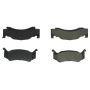 CENTRIC PARTS 102.01230 C-Tek Semi-Metallic Brake Pads with Shims