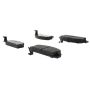 CENTRIC PARTS 102.01340 C-Tek Semi-Metallic Brake Pads with Shims