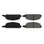 CENTRIC PARTS 102.01340 C-Tek Semi-Metallic Brake Pads with Shims