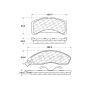 CENTRIC PARTS 102.01520 C-Tek Semi-Metallic Brake Pads with Shims