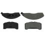 CENTRIC PARTS 102.01520 C-Tek Semi-Metallic Brake Pads with Shims