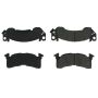 CENTRIC PARTS 102.01530 C-Tek Semi-Metallic Brake Pads with Shims