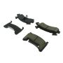 CENTRIC PARTS 102.01540 C-Tek Semi-Metallic Brake Pads with Shims