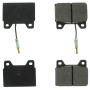 CENTRIC PARTS 102.01570 C-Tek Semi-Metallic Brake Pads with Shims