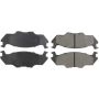 CENTRIC PARTS 102.01580 C-Tek Semi-Metallic Brake Pads with Shims