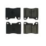 CENTRIC PARTS 102.01630 C-Tek Semi-Metallic Brake Pads with Shims