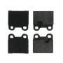 CENTRIC PARTS 102.01640 C-Tek Semi-Metallic Brake Pads with Shims