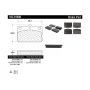 CENTRIC PARTS 102.01690 C-Tek Semi-Metallic Brake Pads with Shims