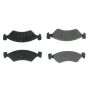 CENTRIC PARTS 102.01700 C-Tek Semi-Metallic Brake Pads with Shims