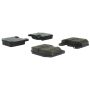 CENTRIC PARTS 102.01740 C-Tek Semi-Metallic Brake Pads with Shims