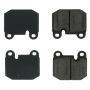 CENTRIC PARTS 102.01740 C-Tek Semi-Metallic Brake Pads with Shims