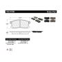 CENTRIC PARTS 102.01760 C-Tek Semi-Metallic Brake Pads with Shims