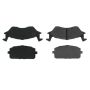 CENTRIC PARTS 102.01800 C-Tek Semi-Metallic Brake Pads with Shims