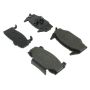 CENTRIC PARTS 102.01910 C-Tek Semi-Metallic Brake Pads with Shims