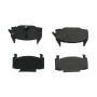 CENTRIC PARTS 102.01910 C-Tek Semi-Metallic Brake Pads with Shims