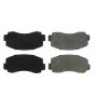 CENTRIC PARTS 102.01950 C-Tek Semi-Metallic Brake Pads with Shims