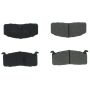 CENTRIC PARTS 102.01970 C-Tek Semi-Metallic Brake Pads with Shims