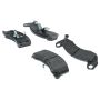 CENTRIC PARTS 102.02000 C-Tek Semi-Metallic Brake Pads with Shims