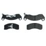 CENTRIC PARTS 102.02000 C-Tek Semi-Metallic Brake Pads with Shims