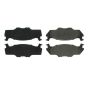 CENTRIC PARTS 102.02060 C-Tek Semi-Metallic Brake Pads with Shims