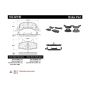 CENTRIC PARTS 102.02140 C-Tek Semi-Metallic Brake Pads with Shims