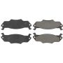 CENTRIC PARTS 102.02180 C-Tek Semi-Metallic Brake Pads with Shims