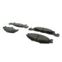 CENTRIC PARTS 102.02190 C-Tek Semi-Metallic Brake Pads with Shims