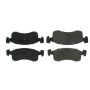 CENTRIC PARTS 102.02200 C-Tek Semi-Metallic Brake Pads with Shims
