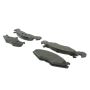 CENTRIC PARTS 102.02210 C-Tek Semi-Metallic Brake Pads with Shims