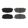 CENTRIC PARTS 102.02260 C-Tek Semi-Metallic Brake Pads with Shims
