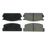 CENTRIC PARTS 102.02350 C-Tek Semi-Metallic Brake Pads with Shims