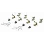 CENTRIC PARTS 102.02420 C-Tek Semi-Metallic Brake Pads with Shims