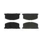 CENTRIC PARTS 102.02420 C-Tek Semi-Metallic Brake Pads with Shims