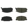 CENTRIC PARTS 102.02450 C-Tek Semi-Metallic Brake Pads with Shims