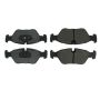 CENTRIC PARTS 102.02530 C-Tek Semi-Metallic Brake Pads with Shims