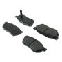 CENTRIC PARTS 102.02560 C-Tek Semi-Metallic Brake Pads with Shims