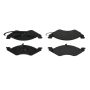 CENTRIC PARTS 102.02570 C-Tek Semi-Metallic Brake Pads with Shims