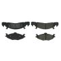 CENTRIC PARTS 102.02590 C-Tek Semi-Metallic Brake Pads with Shims