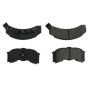 CENTRIC PARTS 102.02610 C-Tek Semi-Metallic Brake Pads with Shims