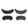 CENTRIC PARTS 102.02620 C-Tek Semi-Metallic Brake Pads with Shims