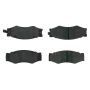 CENTRIC PARTS 102.02660 C-Tek Semi-Metallic Brake Pads with Shims