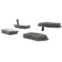 CENTRIC PARTS 102.02760 C-Tek Semi-Metallic Brake Pads with Shims