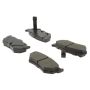 CENTRIC PARTS 102.02770 C-Tek Semi-Metallic Brake Pads with Shims