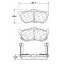 CENTRIC PARTS 102.02770 C-Tek Semi-Metallic Brake Pads with Shims