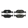 CENTRIC PARTS 102.02790 C-Tek Semi-Metallic Brake Pads with Shims