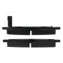 CENTRIC PARTS 102.02810 C-Tek Semi-Metallic Brake Pads with Shims