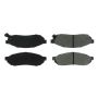 CENTRIC PARTS 102.02810 C-Tek Semi-Metallic Brake Pads with Shims