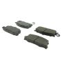 CENTRIC PARTS 102.02820 C-Tek Semi-Metallic Brake Pads with Shims