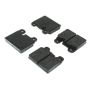 CENTRIC PARTS 102.02870 C-Tek Semi-Metallic Brake Pads with Shims